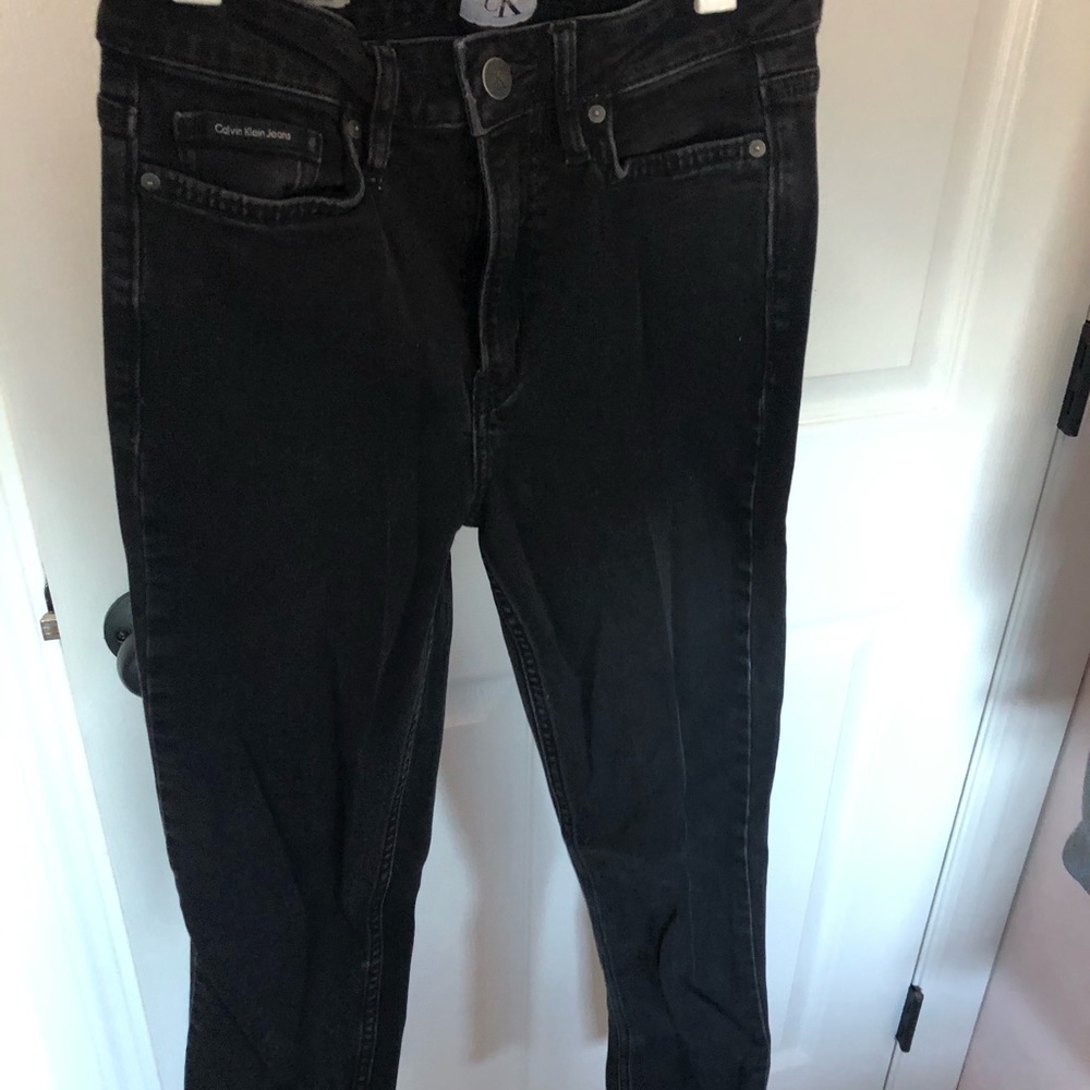 Calvin Klein Black Super Skinny Jeans
